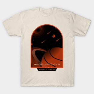 blast off to adventure! Space T-Shirt